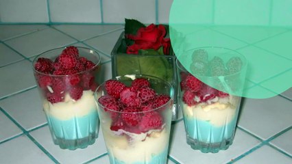 Délicieux Tiramisu au Curaçao et Framboises 🍹🍇