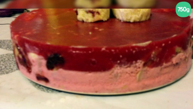 Bavarois fraise vanille