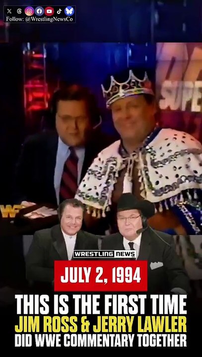 Wrestling News This is First Time J.R & The King debut as Commentary Greatest Team.