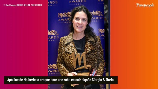 Elle ne passe pas inaperçue ! Apolline de Malherbe divine en cuir, sa robe pile dans la tendance fait sensation