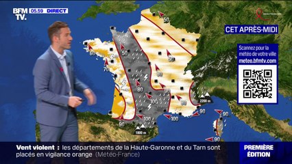 Des précipitations dans l'Ouest et un ciel voilé dans l'Est ce vendredi 21 mars