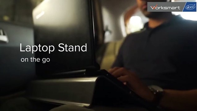 Laptop stand | Ergonomically designed for comfort | Manufactured out of high grade durable plastic | Lightweight and easy to carry around as per your convenience