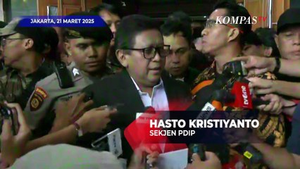 Hasto Kristiyanto Tulis Tangan Eksepsinya Setebal 27 Halaman