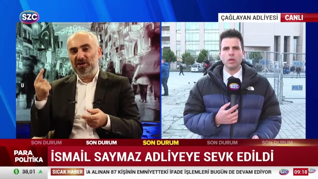 Gazeteci İsmail Saymaz adliyeye sevk edildi