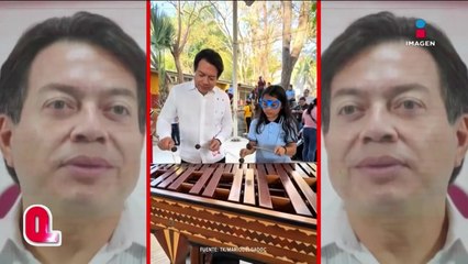 Mario Delgado se luce con la marimba