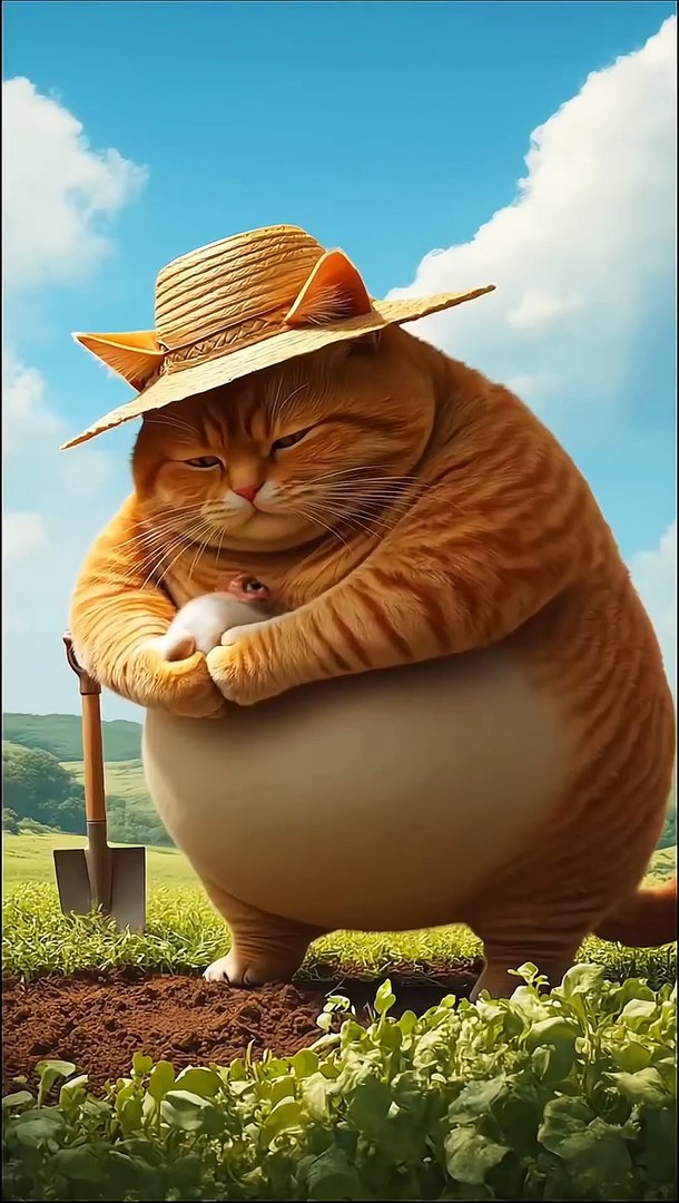 ⁣Big Cat funny video , AI animation video #pets #cat #animallife #catblogger