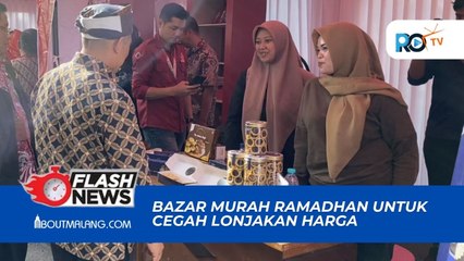 CEGAH LONJAKAN HARGA JELANG LEBARAN, BAKORWIL III MALANG DAN BANK JATIM ADAKAN BAZAR MURAH RAMADHAN