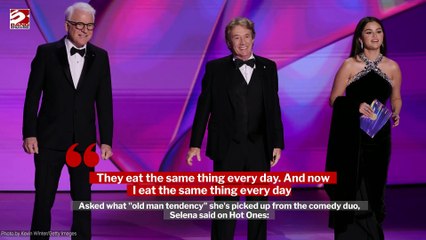 Selena Gomez Has Picked Up Some New Eating Habits From Martin Short and Steve Martin