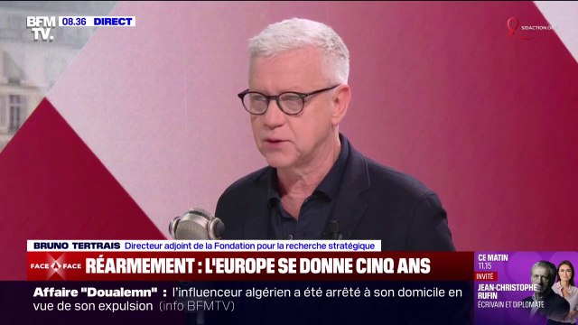 Défense européenne: L'Europe est droguée depuis 1949 à l'armement américain , affirme Bruno Tertrais (Fondation pour la recherche stratégique)