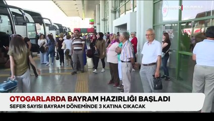 Otogarlarda bayram hazırlığı başladı