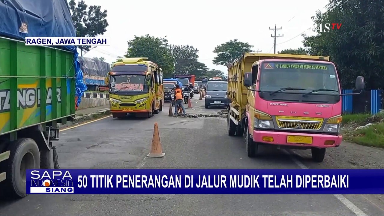 50 Titik Penerangan dan Jalan Rusak di Jalur Mudik Diperbaiki Jelang Mudik