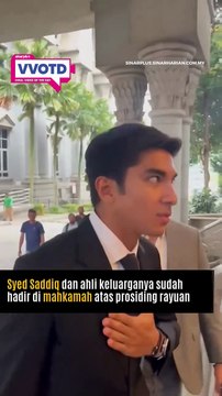 Syed Saddiq dan ahli keluarganya telah hadir ke Istana Kehakiman Putrajaya untuk prosiding rayuan.