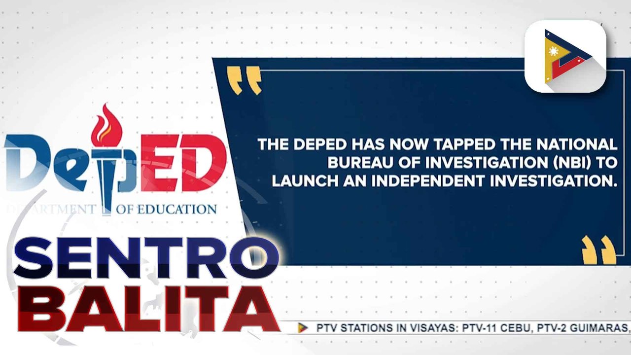 DepEd, hiniling sa NBI na magsagawa ng sariling imbestigasyon hinggil sa umano'y iregularidad sa SHS Voucher program