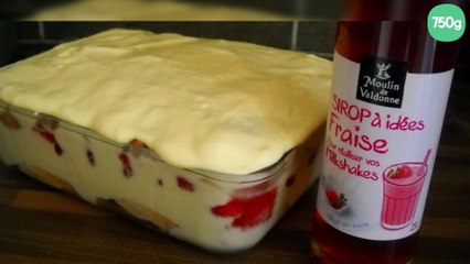 Tiramisu de saison aux fraises