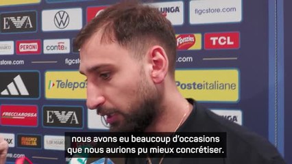 Italie - Donnarumma : “Mais nous irons là-bas pour jouer nos cartes, pour jouer notre jeu”