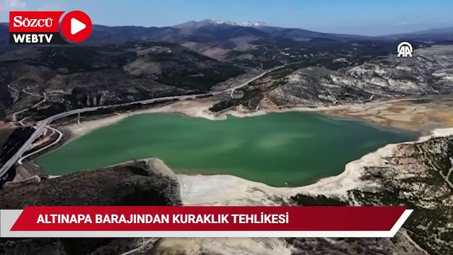 Altınapa Barajı, kuraklık tehdidi altında bulunuyor