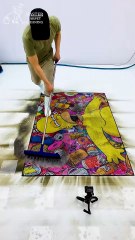 Extremely Dirty: Saves A Heavily Soiled Carpet - Satisfying ASMR #shorts #carpetcleaning