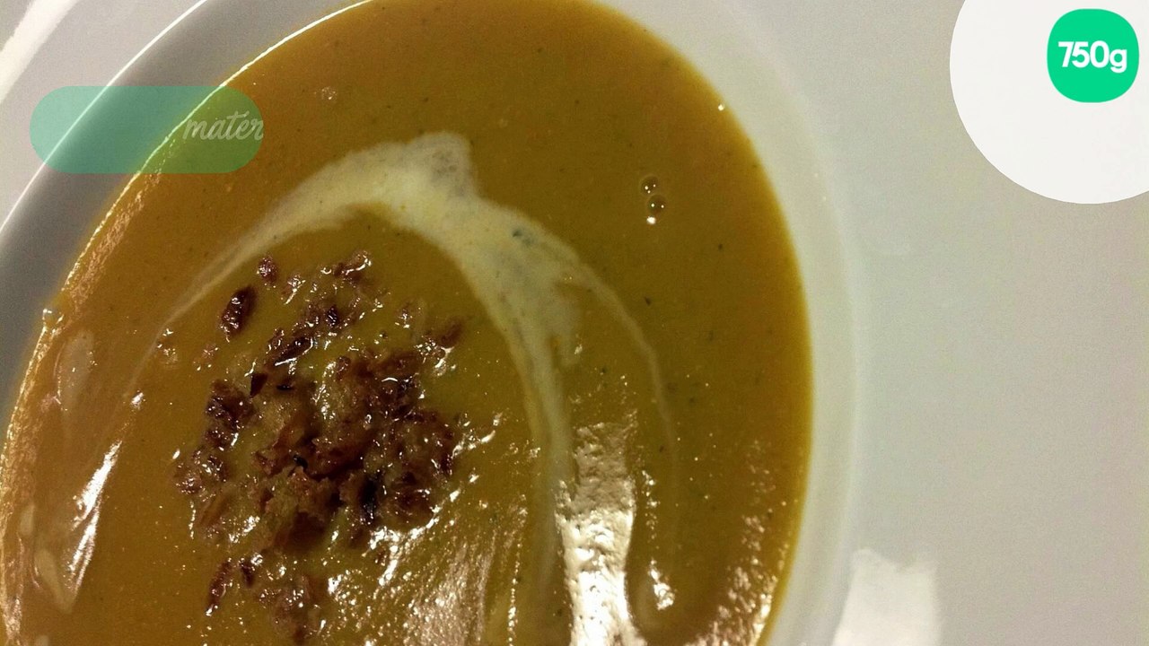 Soupe de corail aux oignons frits