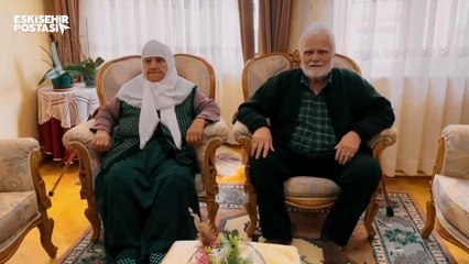 71 yıllık hayat arkadaşlığı... Vali, Eskişehir'in en yaşlı çiftini ziyaret etti