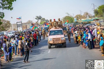 Le Capitaine Ibrahim Traoré a procédé à l'inauguration d'une cimenterie à Laongo