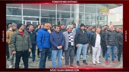 Aylardır maaşlarını alamayan madencilerin eylemlerinin beşinci gününde