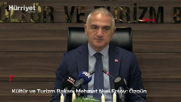 Kültür ve Turizm Bakanı Mehmet Nuri Ersoy: Özgün kimliğimizle dünyanın güçlü ve lider bir öznesi olacağız