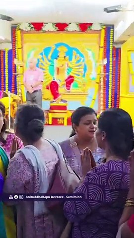 Shraddhavans felt blissful and sheer gratitude after taking Darshan of Sadguru Aniruddha Bapu
