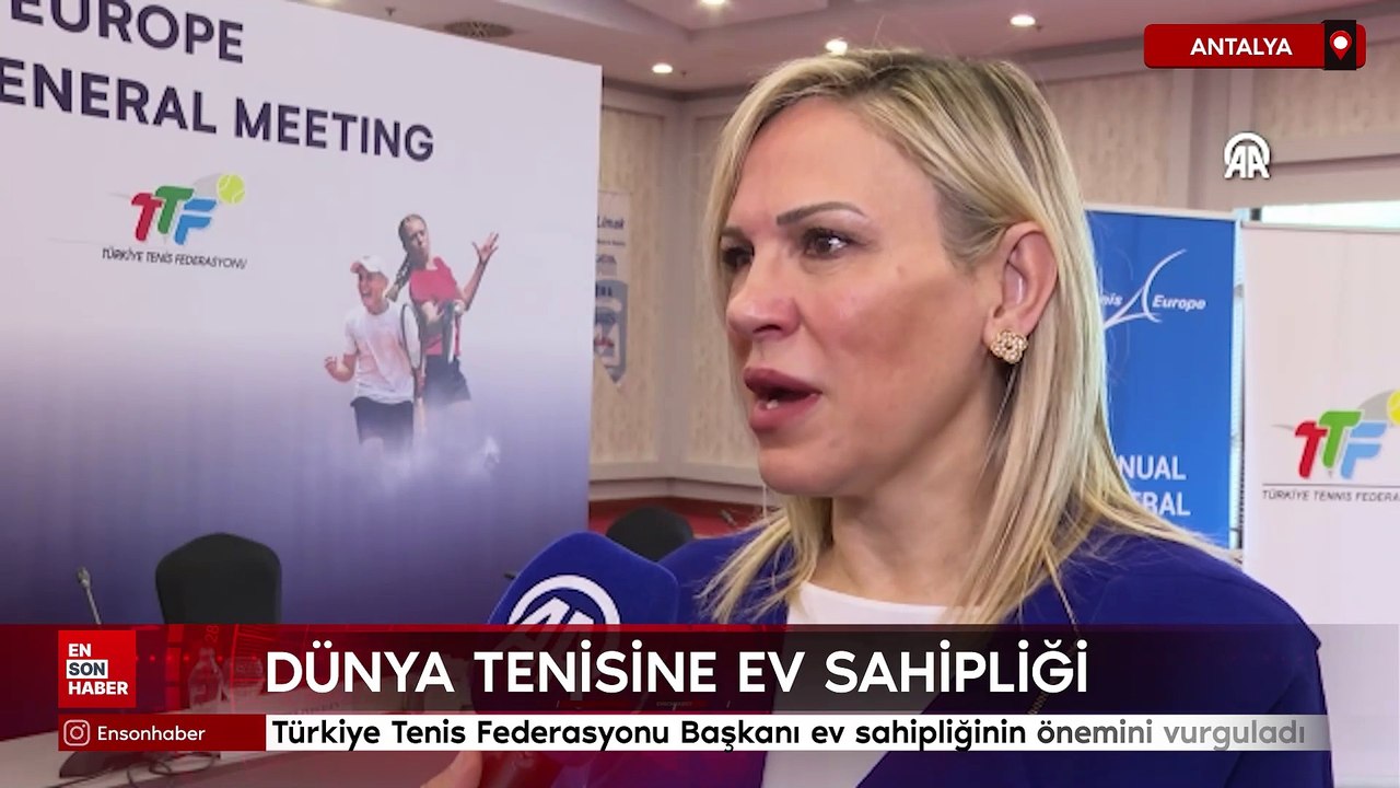 Türkiye Tenis Federasyonu Başkanı organizasyonl...