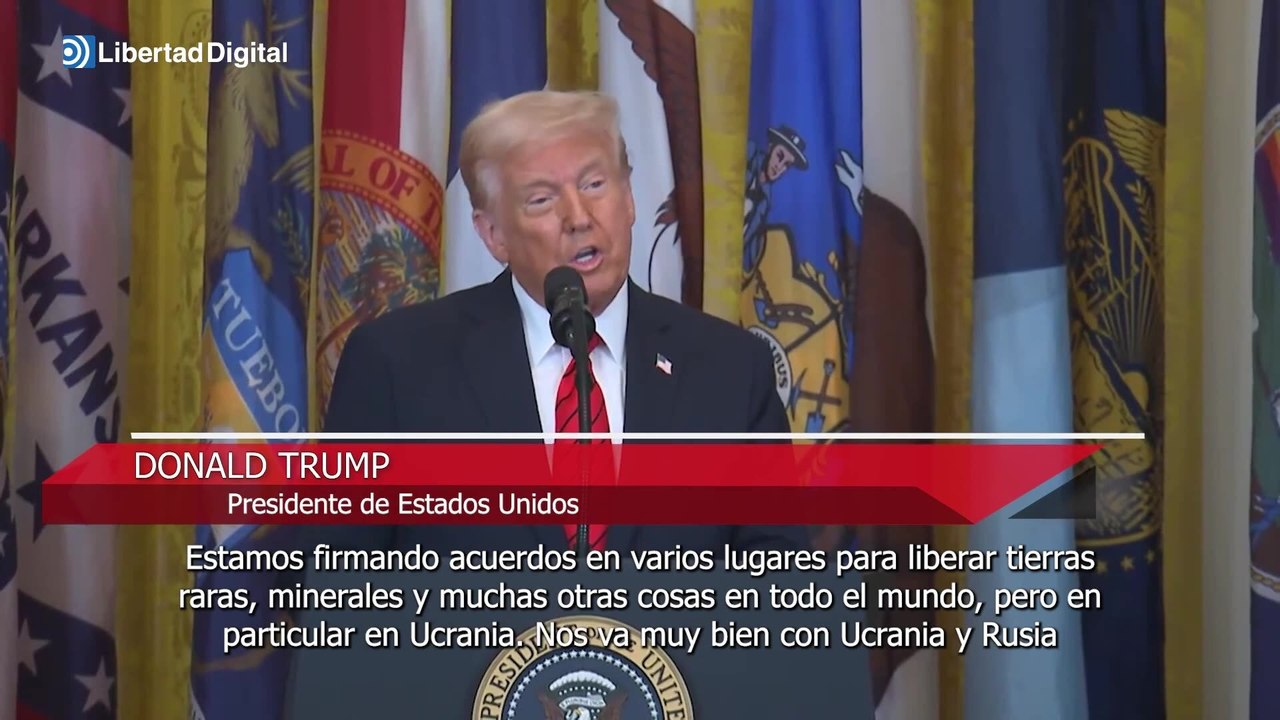 Trump asegura que "muy pronto" firmará el acuerdo de minerales con Ucrania
