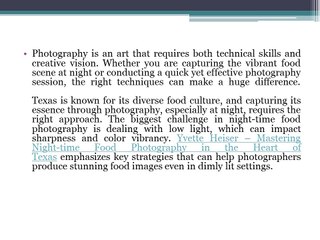 Yvette Heiser – Mastering Night -time Food Photography and Handy Tips for The Perfect Mini Session