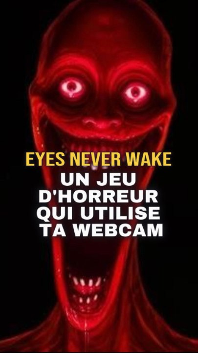 Ce jeu d’horreur utilise ta webcam ! #eyesneverwake #horror #horrorgame #gaming #pourtoi
