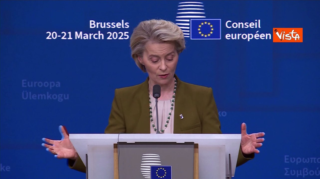 Von der Leyen: E' possibile flessibilizzare il fondo di coesione per gli investimenti nella difesa