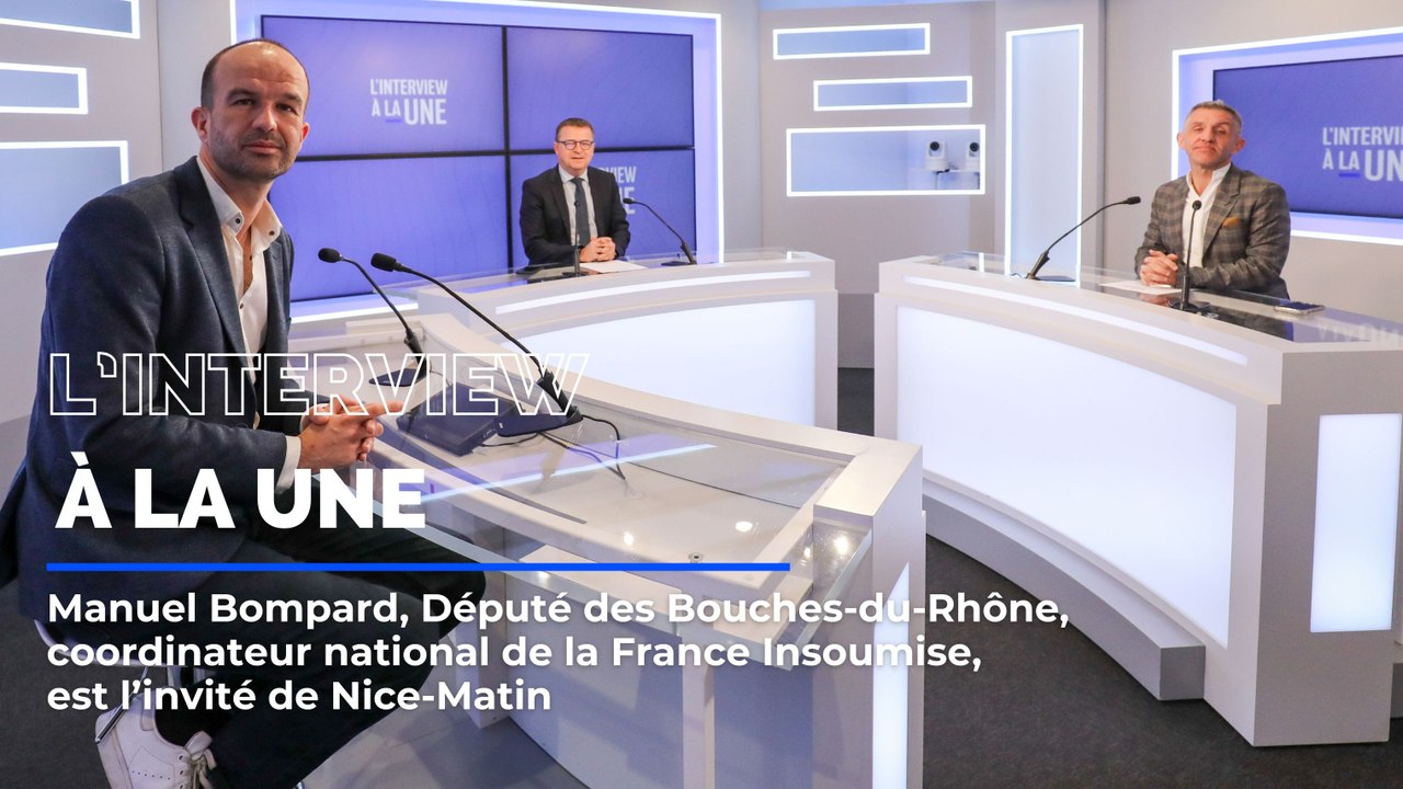 Manuel Bompard Député LFI des Bouches-du-Rhône, invité de L'Interview à la une