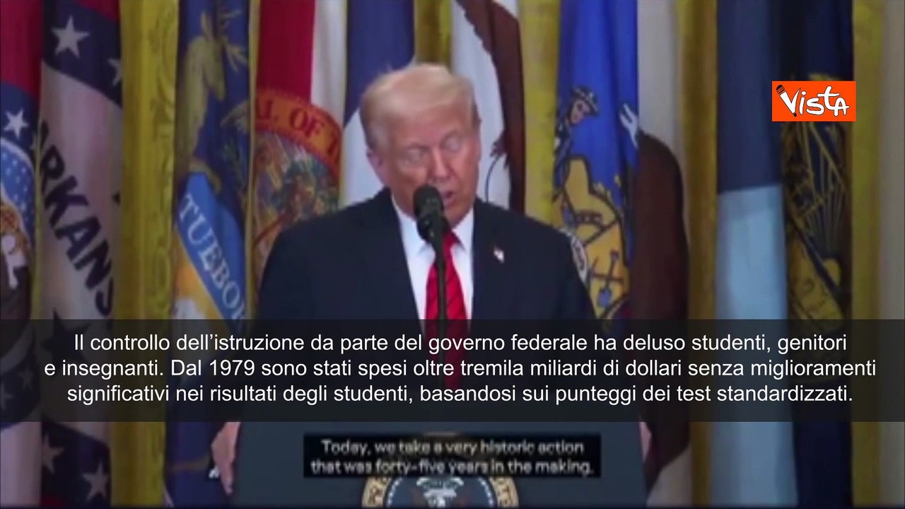 Trump firma per eliminare Dipartimento Istruzione: Ha deluso tutti, studenti e genitori