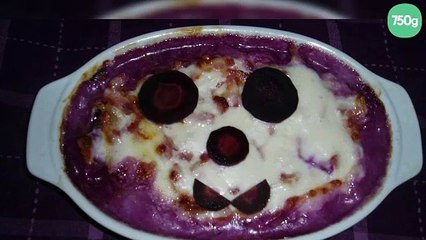 Gratin de carottes violettes