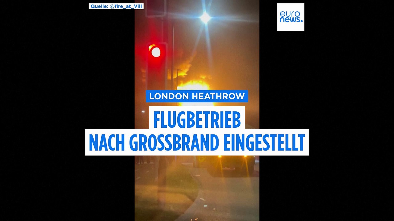 Feuer, Blackout, Chaos: Europas größter Flughafen, Heathrow, ist 24 Stunden zu