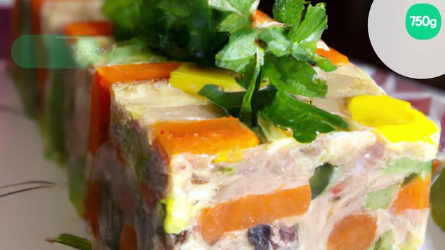 Terrine de poissons aux petits légumes