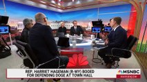 GOP Rep. Harriet Hageman booed for defending DOGE at town hall