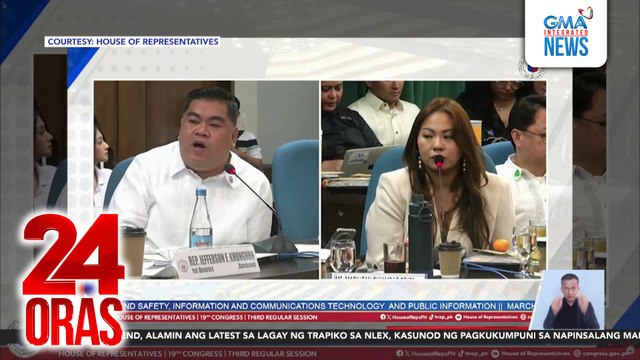 Mga kuwestiyonableng post ng 10 socmed personality, inusisa sa pagdinig ng Kamara | 24 Oras