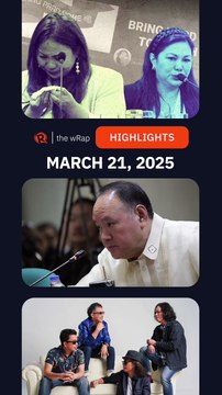 Today's headlines: Pro-Duterte vloggers, Gibo Teodoro, Eraserheads | The wRap | March 21, 2025