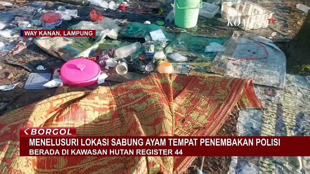 Jurnalis KompasTV Telusuri Lokasi Sabung Ayam TKP Penembakan 3 Polisi