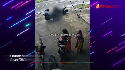 Harley Tanpa Pengemudi Seruduk Tukang Paket