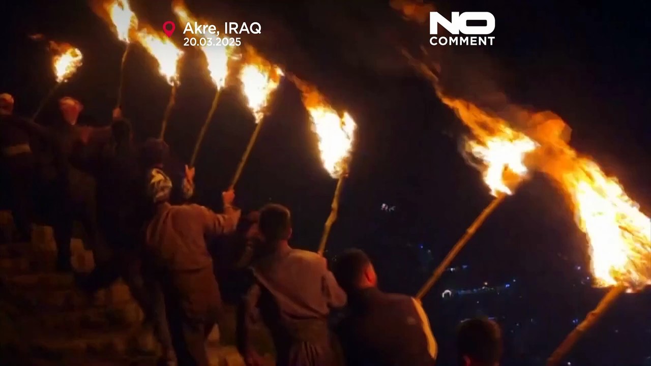 Migliaia di persone si radunano nella regione curda dell'Iraq per celebrare il Nowruz
