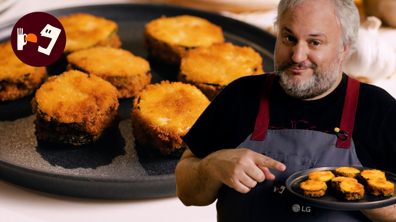 CALABACINES RELLENOS FRITOS: una receta fácil, para que toda la familia coma verduras
