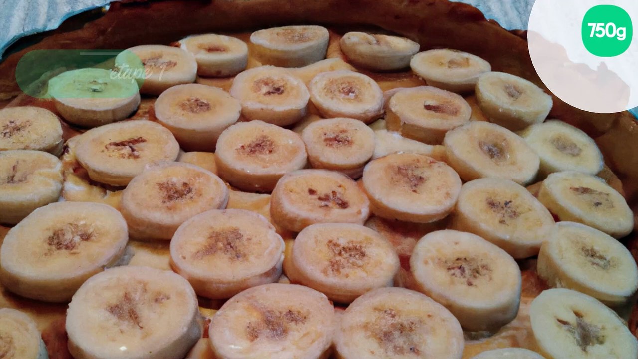 Tarte à la banane classique
