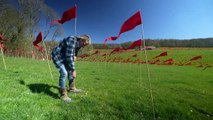 France: sur un champ de bataille de 14-18, 16.000 drapeaux rouges 
