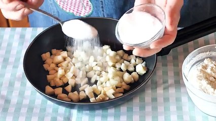 Crostata di ricotta e pere con un tocco di zenzero e cannella