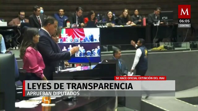 Es oficial la extinción del INAI; diputados aprueban leyes de transparencia