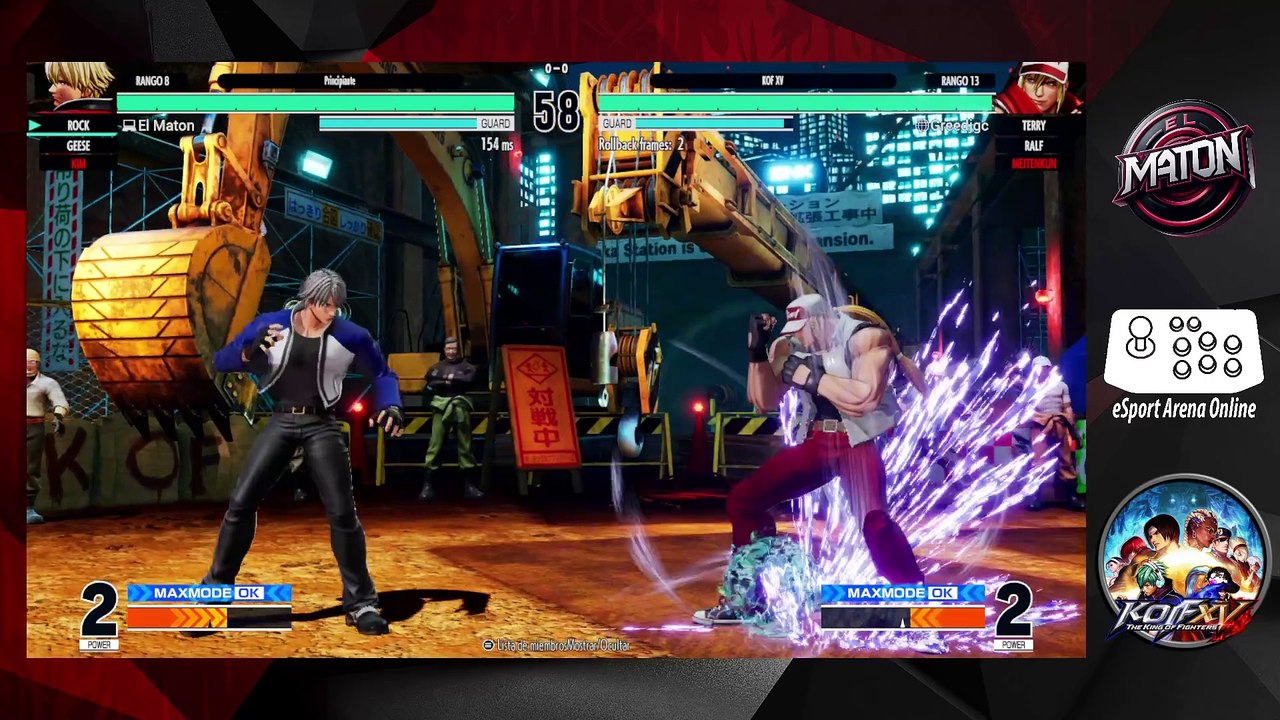 The King OF Fighter XV • Luchas en línea • "ElMaton" VS "GreedJGC" - (19/03/2025) #casualplay