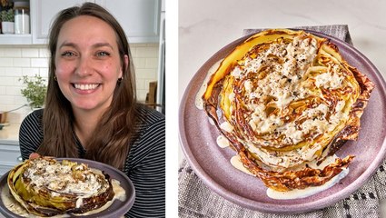 How to Make Cabbage Steaks au Poivre